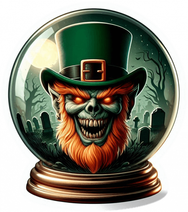 Duende Leprechaun En Bola De Cristal 04