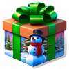 Caja De Regalo Navideña Estampada 03