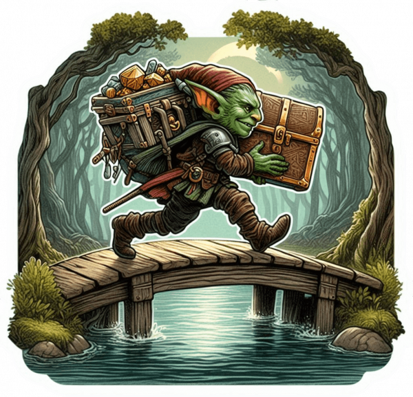 Duende Elfos Con Tesoro 01