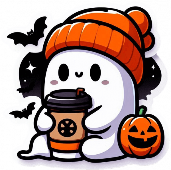 Fantasma Tomando Cafe 07