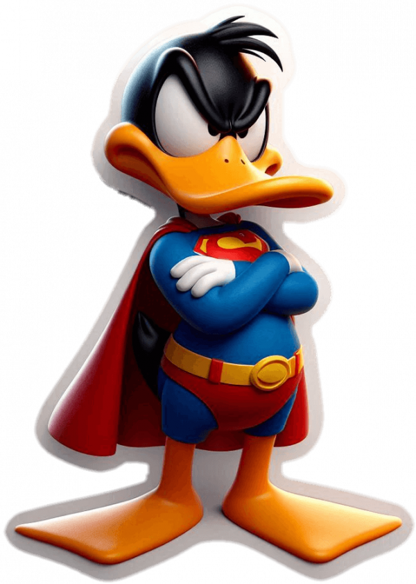 Pato Lucas De Superman 06