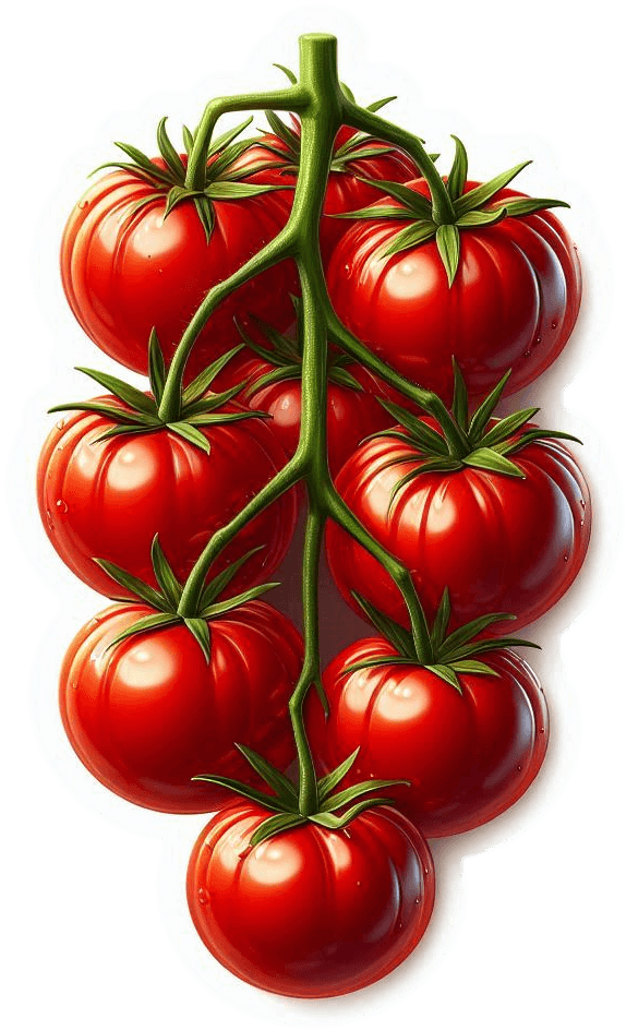Fruta De Rama De Tomates 01