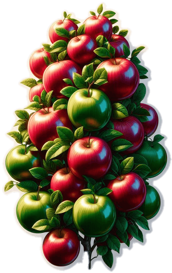 Fruta De Rama De Manzanas 02