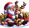 Santa Claus Y Rudolf 03