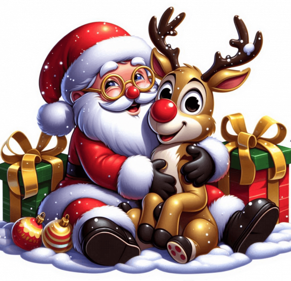 Santa Claus Y Rudolf 03
