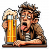 Borrachito Ahorre Agua Tome Cerveza
