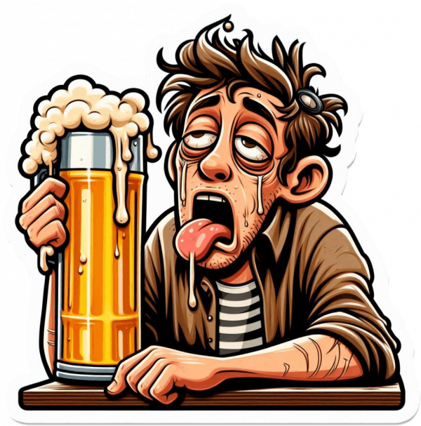 Borrachito Ahorre Agua Tome Cerveza