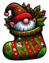 Gnomo Y Media De Navidad