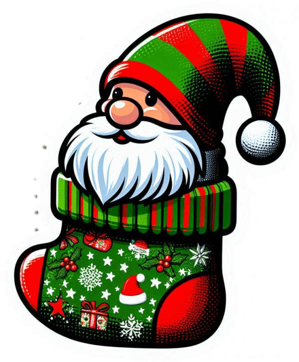 Gnomo Y Media De Navidad