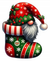 Gnomo Y Media De Navidad