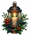 Lamparas Y Velas De Navidad