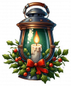 Lamparas Y Velas De Navidad