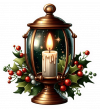 Lamparas Y Velas De Navidad
