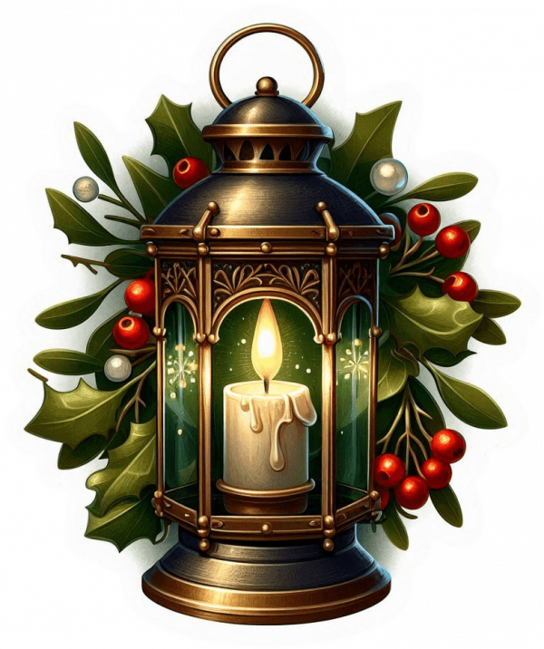 Lamparas Y Velas De Navidad