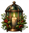 Lamparas Y Velas De Navidad