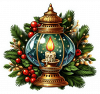 Lamparas Y Velas De Navidad