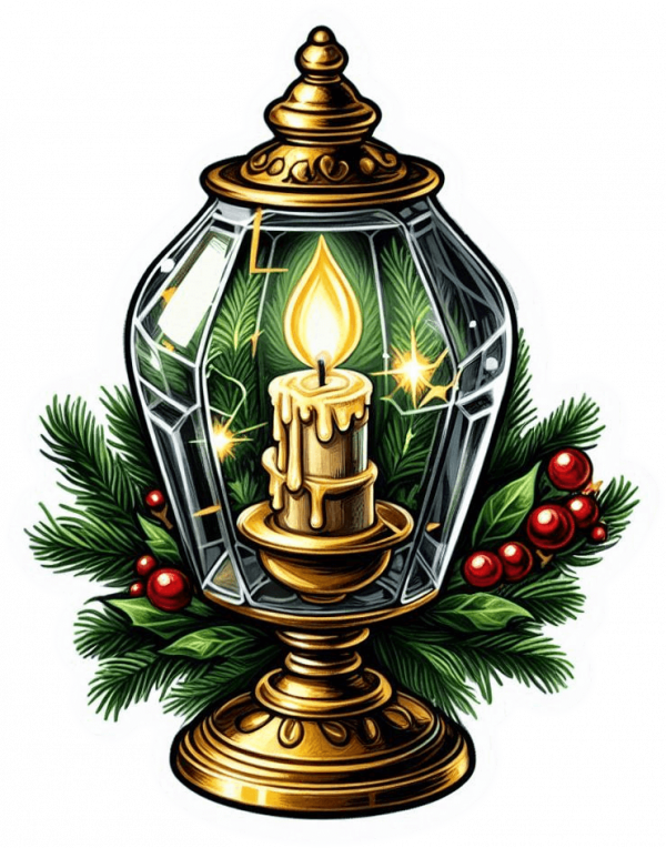 Lamparas Y Velas De Navidad