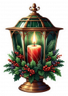 Lamparas Y Velas De Navidad
