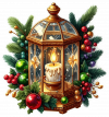 Lamparas Y Velas De Navidad