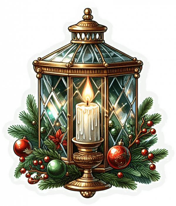 Lamparas Y Velas De Navidad