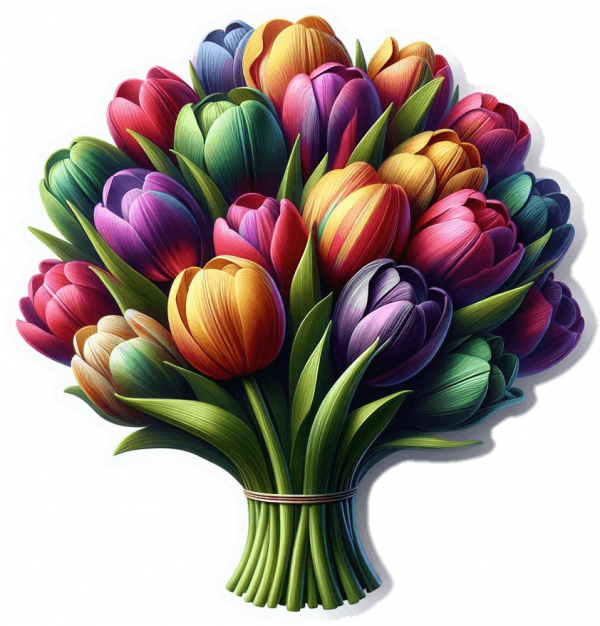 Tulipan En Ramo 01