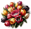 Tulipan En Ramo 03