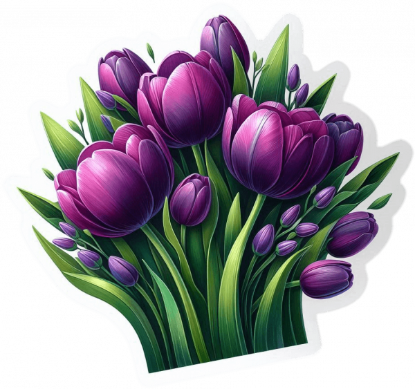 Tulipanes Violetas 03