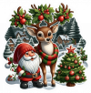 Venado Y Gnomo Navidad 04