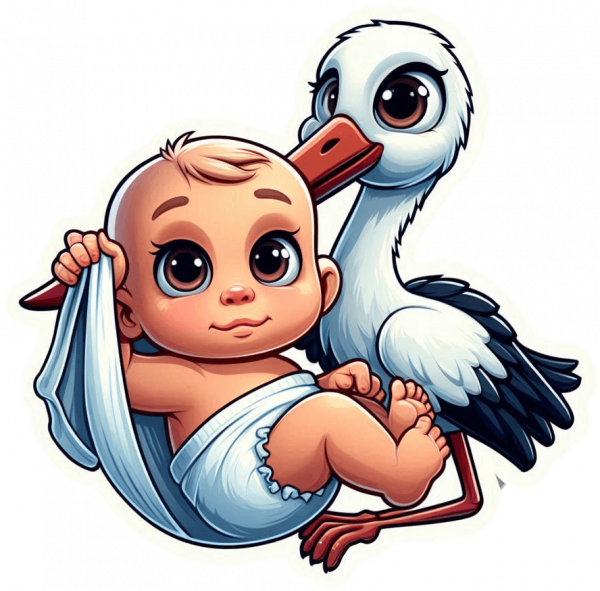 Cigueña Y Bebe 04