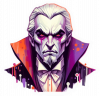 Dracula Terrorifica En Acuarela Gaouche 06