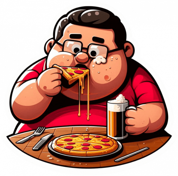 El Hombre Sin Principios Y Sin Queso En La Pizza 0