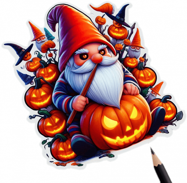 Gnomo De Halloween 01