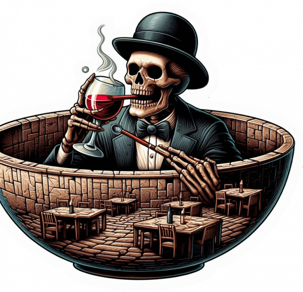 Halloween Calavera Vino 03
