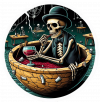 Halloween Calavera Vino 04