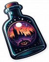 Halloween De Imagen En Botella De Posion 01