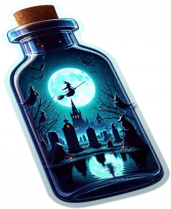 Halloween En Reflejo De Un Botellon 02