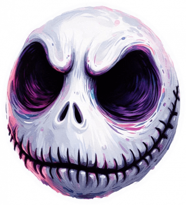 Jack Skellington En Acuarela Gaouche 03