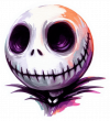 Jack Skellington En Acuarela Gaouche 04