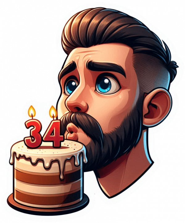 Joven Soplando Los 34 Años02