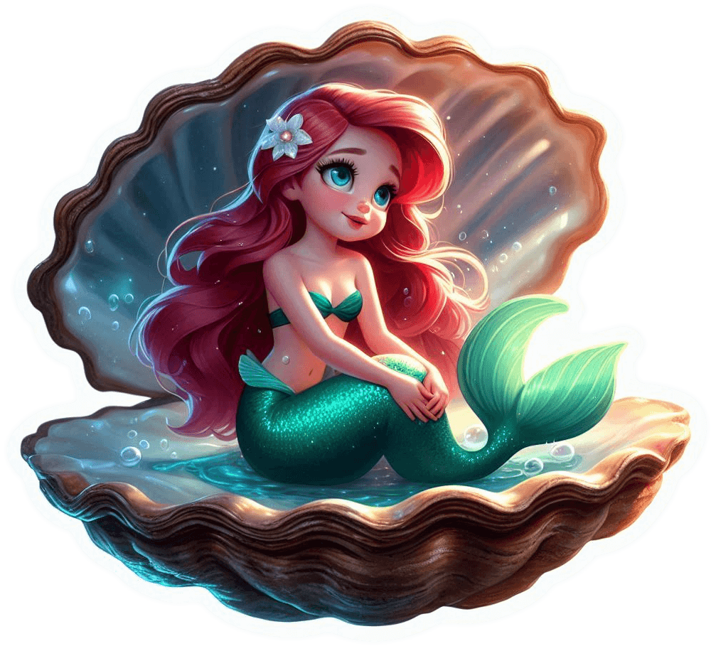 La Sirenita Y Flounder