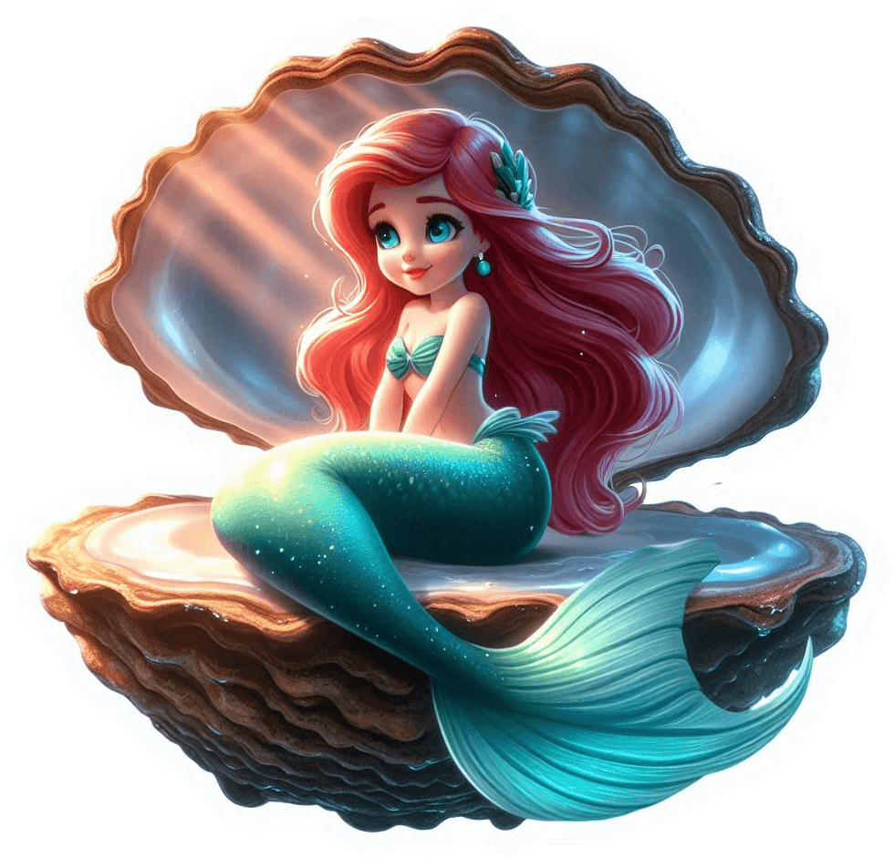 La Sirenita Y Flounder