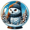 Lechuza De Navidad 02