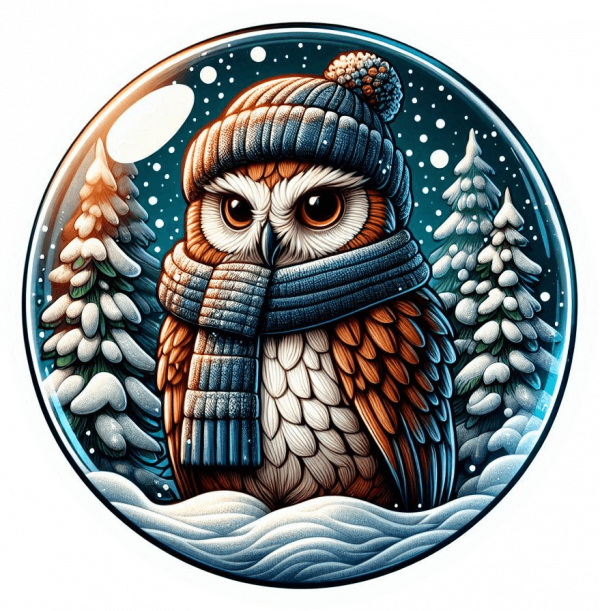 Lechuza De Navidad 04