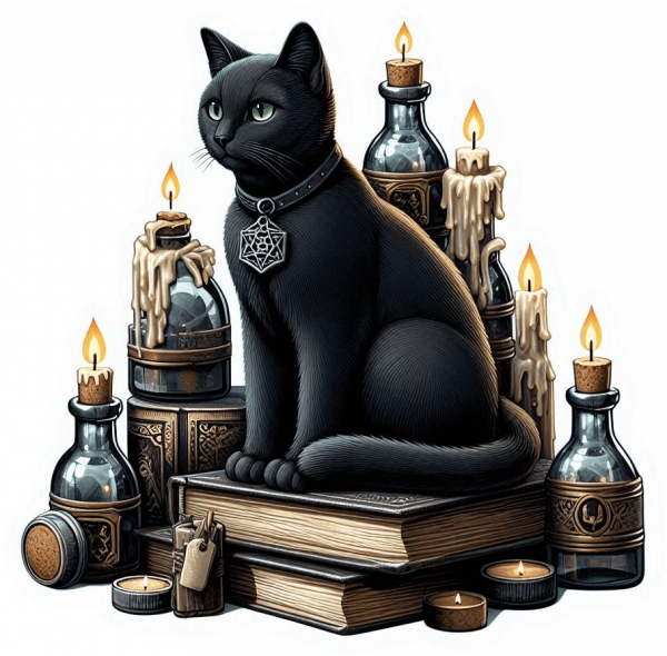 6399-Mascota de Bruja 02 Mascota De Bruja 02