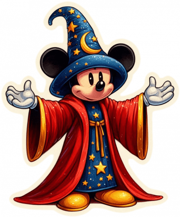 6470-Mickey Mouse fantasia 03 Mickey Mouse Fantasía