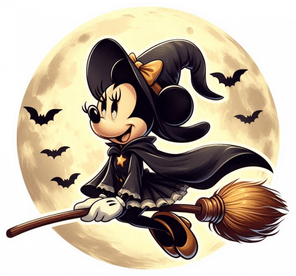 6494-Minnie Bruja Volando 01 Minnie Bruja Volando