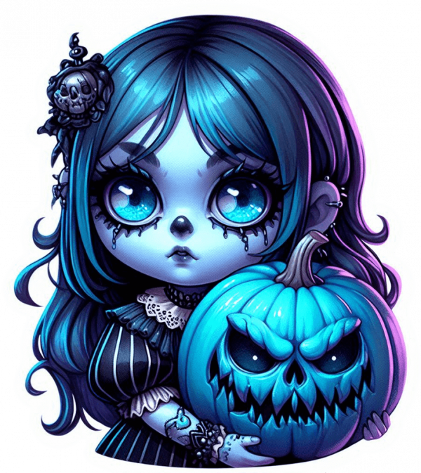 Muñeca Gotica Kwaii 12