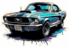 Mustang Bullitt Año 1968 01