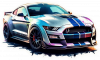 Mustang Shelby Gt500 08