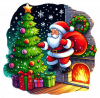 Navidad Arbolito Y Santa 05